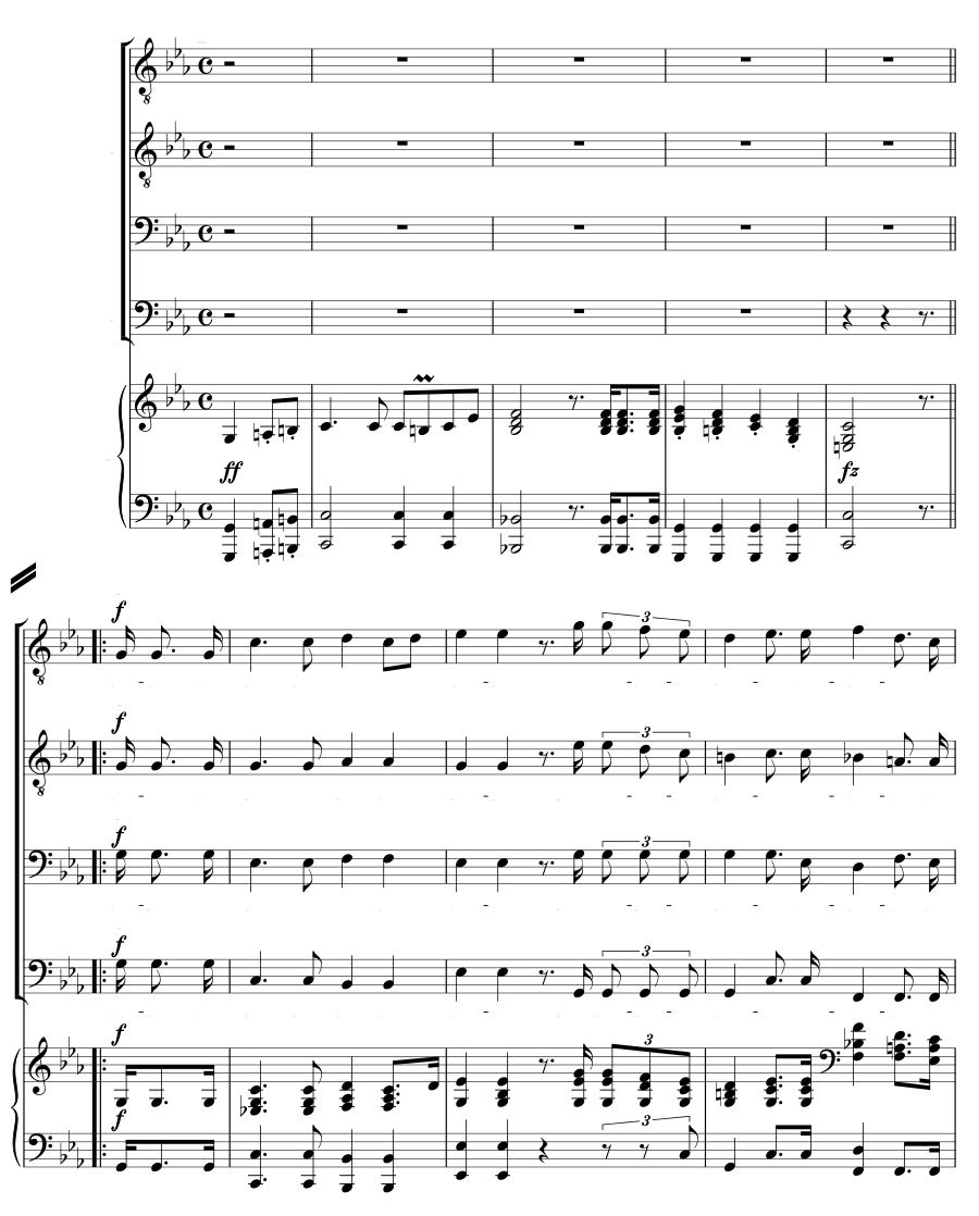 Лодочная песня (Bootgesang, D.835). Соч. 52