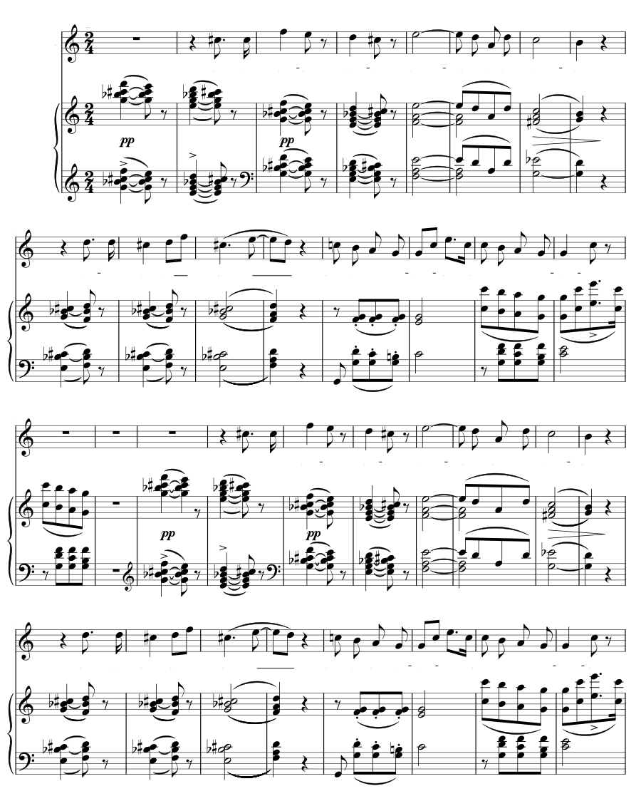 Что она здесь была (Dass sie hier gewesen). Соч. 59