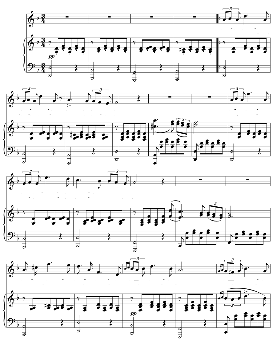 Серенада (Ständchen). Лебединая песня