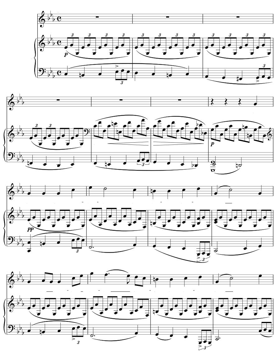 Оцепенение (Erstarrung). Зимний путь