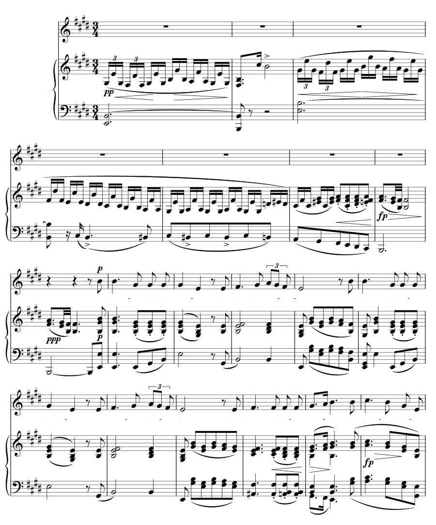 Липа (Der Lindenbaum). Зимний путь