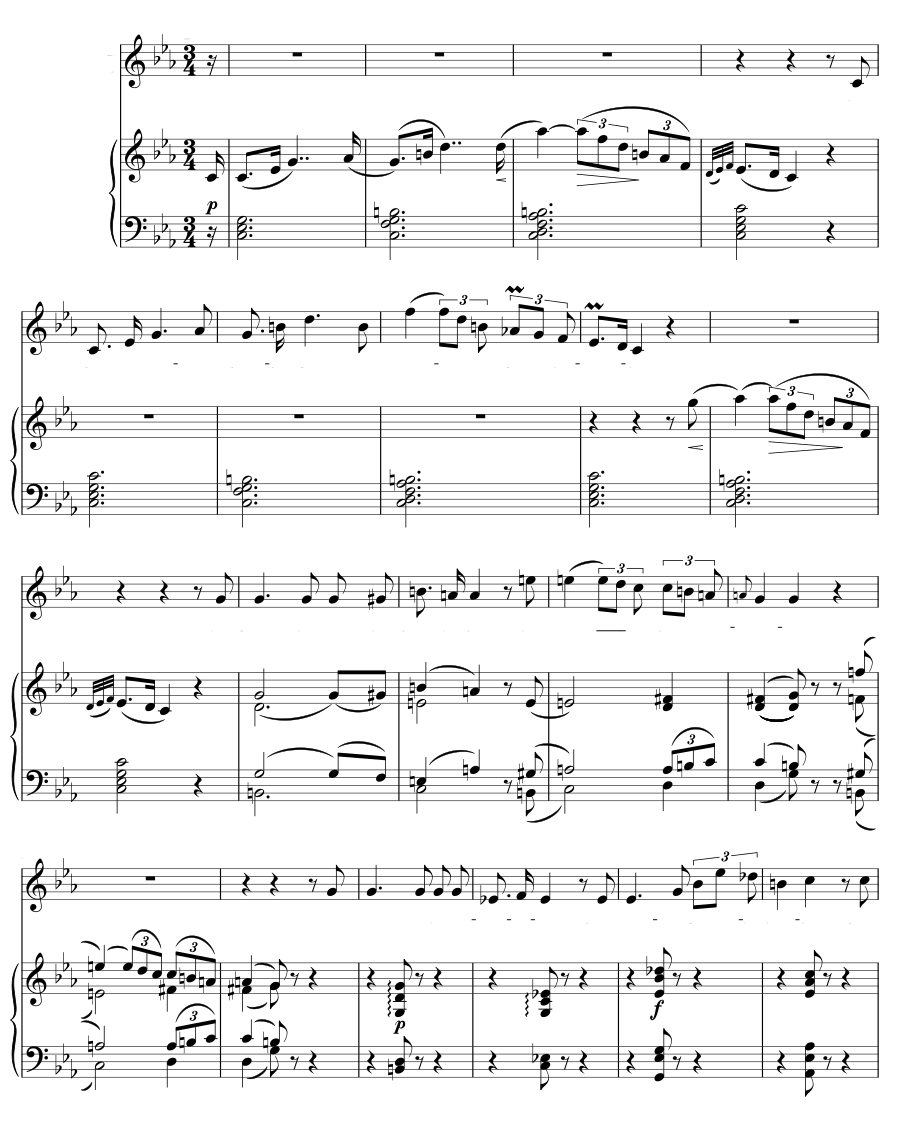 Седая голова (Der greise Kopf). Зимний путь