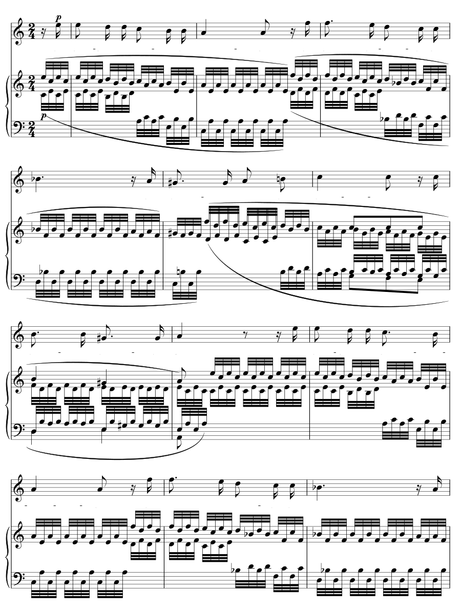 Когда бы цветы догадались (Und wüssten’s die Blumen). Любовь поэта, соч. 48