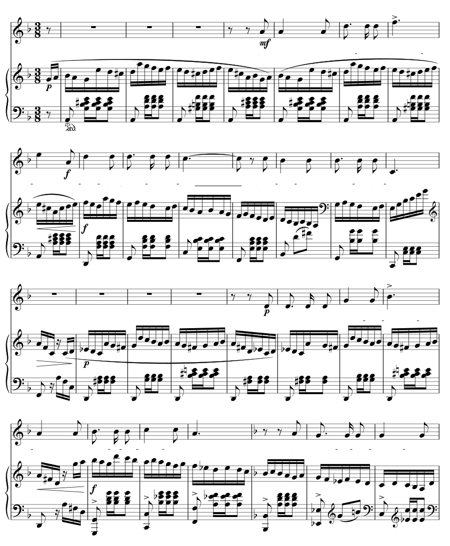 Вот флейты и скрипки играют (Das ist ein Flöten und Geigen). Любовь поэта, соч. 48