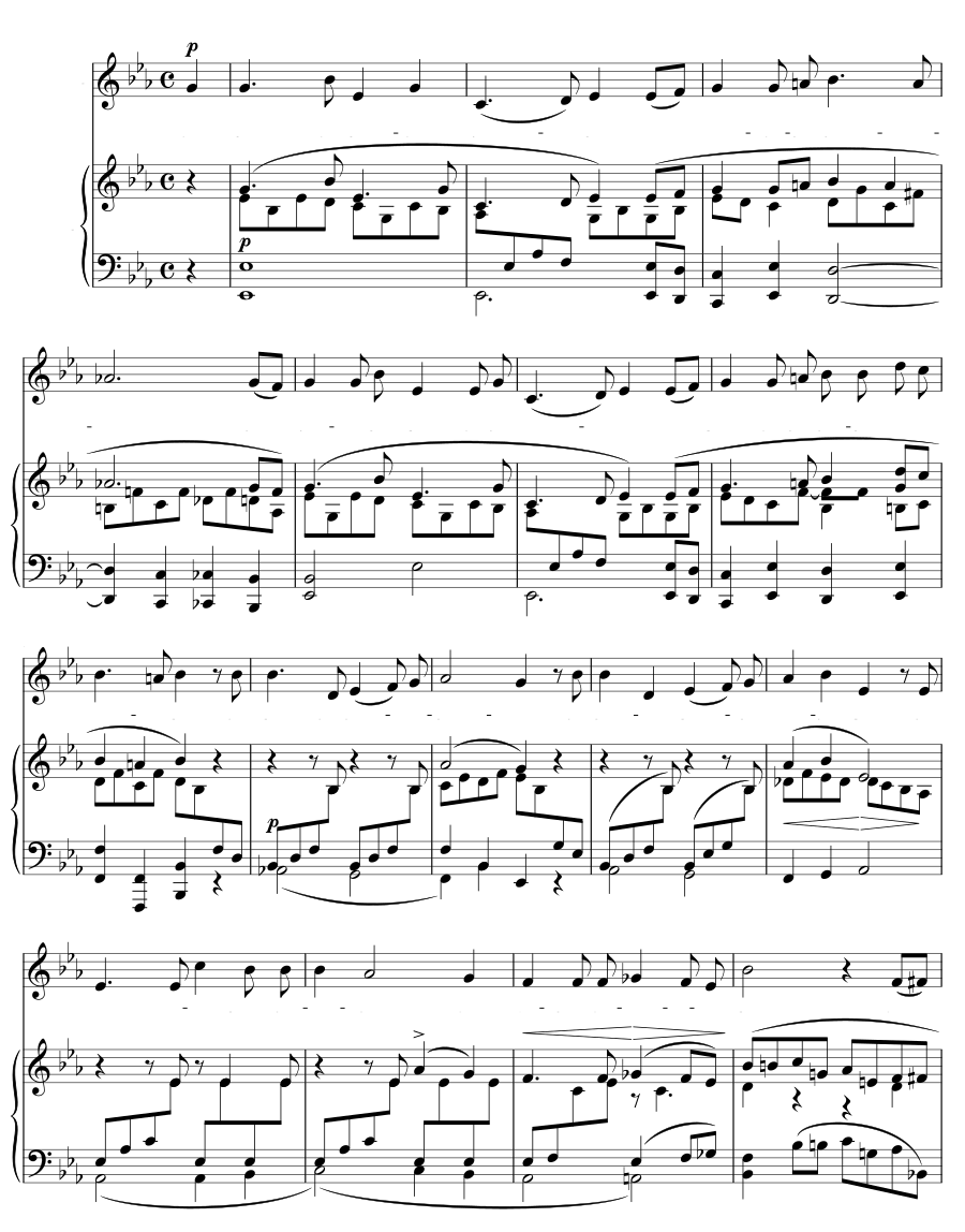 Кольцо на моём пальце (Du Ring an meinem Finger). Любовь и жизнь женщины, соч. 42