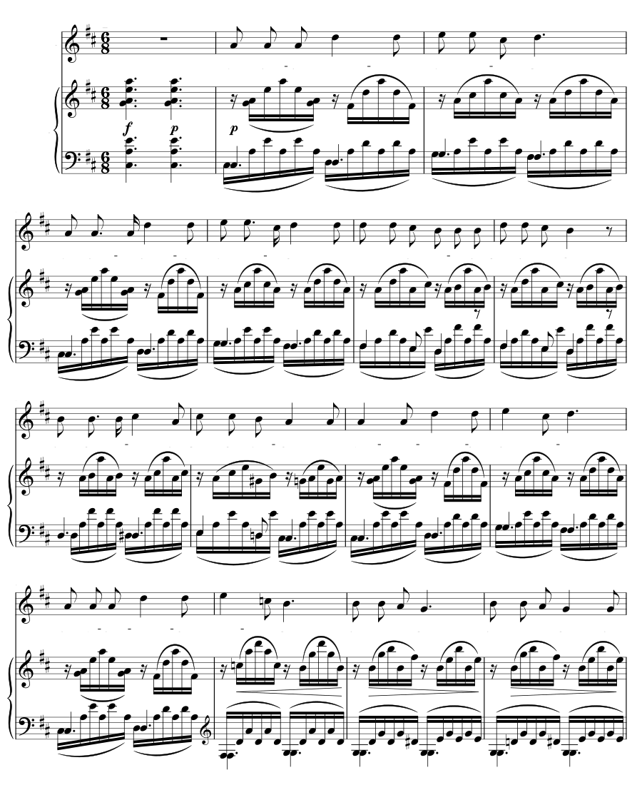 У сердца моего (An meinem Herzen). Любовь и жизнь женщины, соч. 42