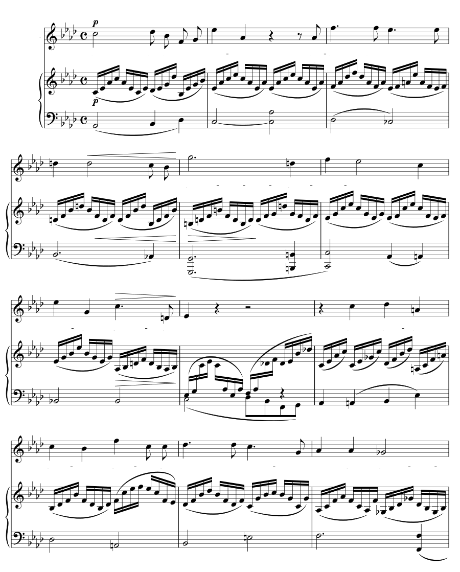Её голос (Ihre Stimme). Песни и напевы, том IV, соч. 96