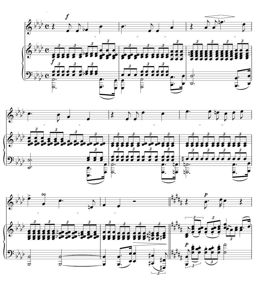 Небо и земля (Himmel und Erde). Песни и напевы, том IV, соч. 96