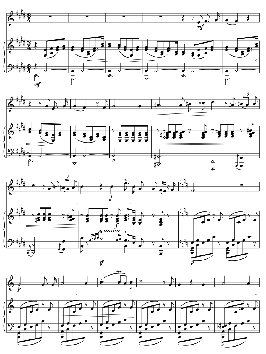 Лесной разговор (Waldesgespräch). Круг песен, соч. 39