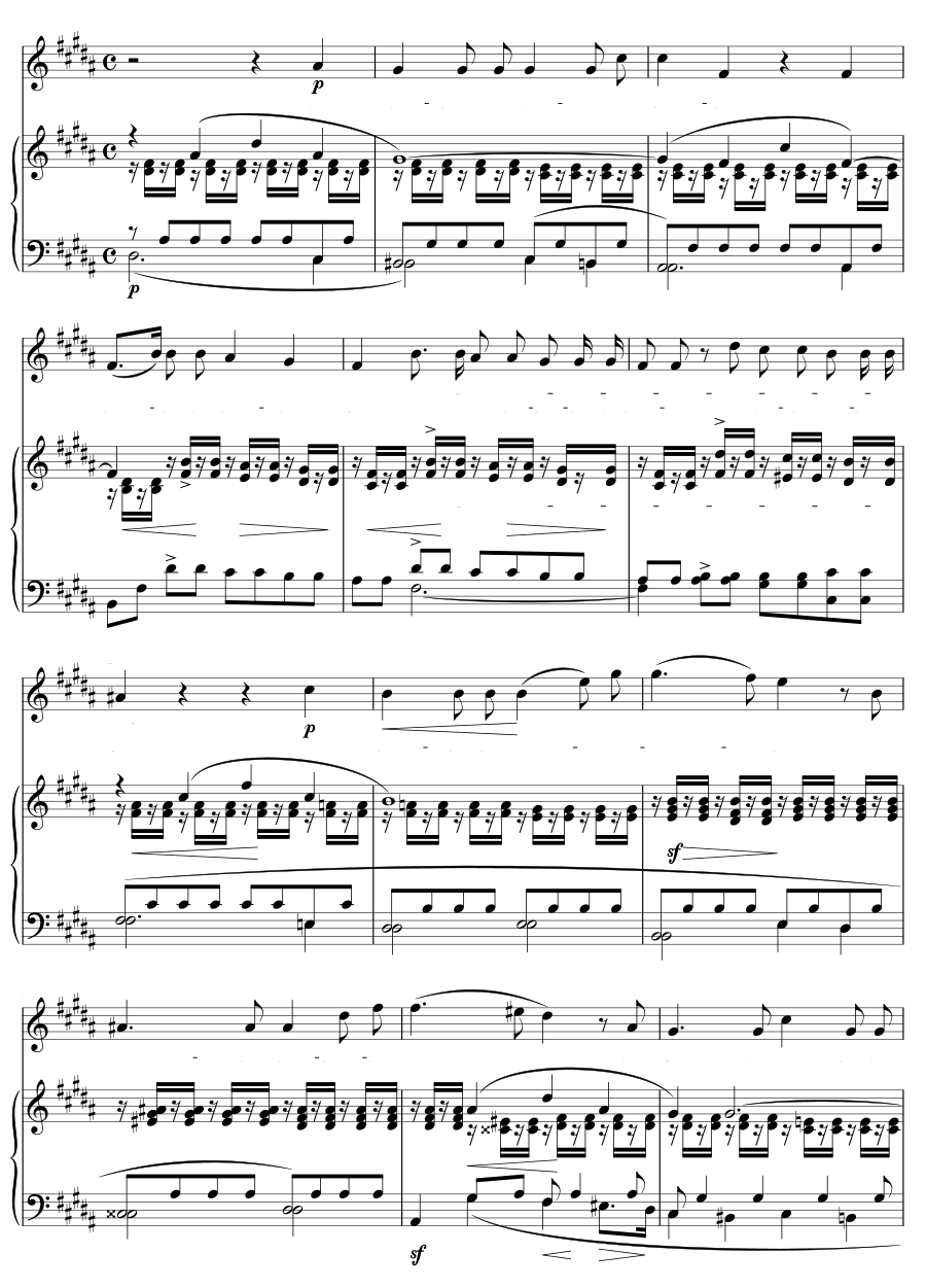 Прекрасная чужбина (Schöne Fremde). Круг песен, соч. 39