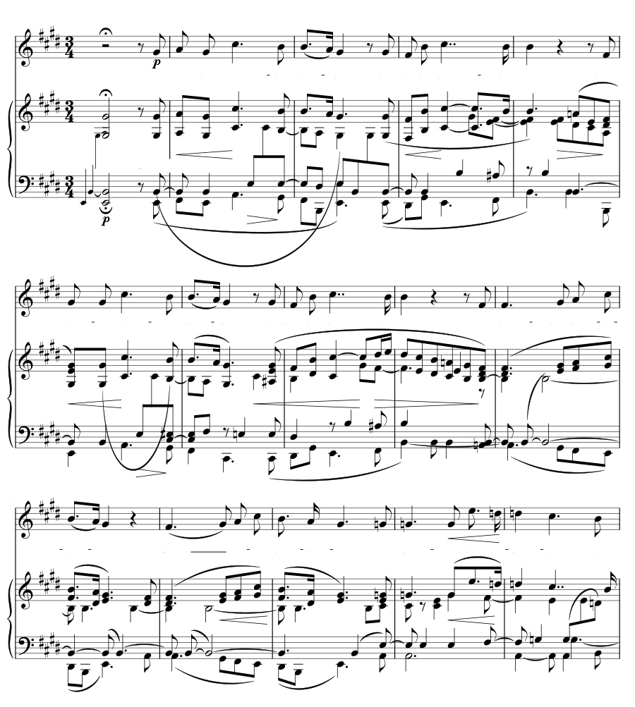 Грусть (Wehmuth). Круг песен, соч. 39