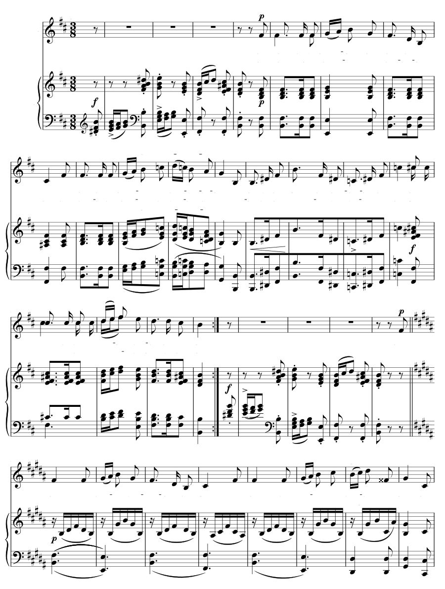 Прощание горца (Hochländers Abschied). Мирты, соч. 25