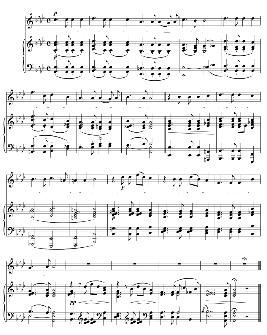 В заключение (Zum Schluss). Мирты, соч. 25