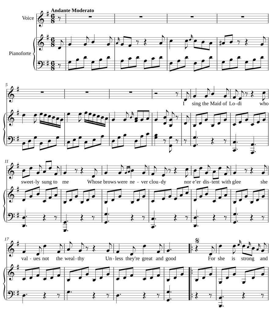 Девушка из Лоди (The Maid of Lodi)