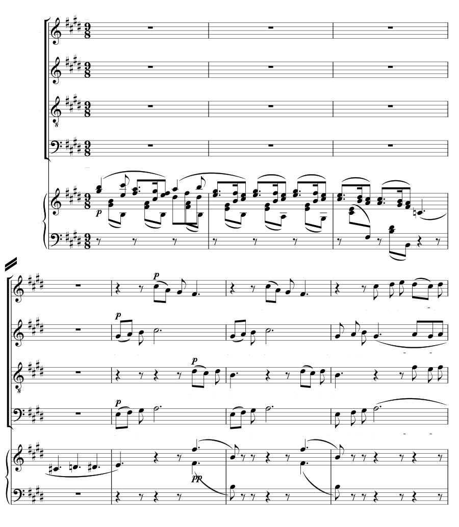 Тихо и нежно (Sweet and low). Цикл песен, соч. 68