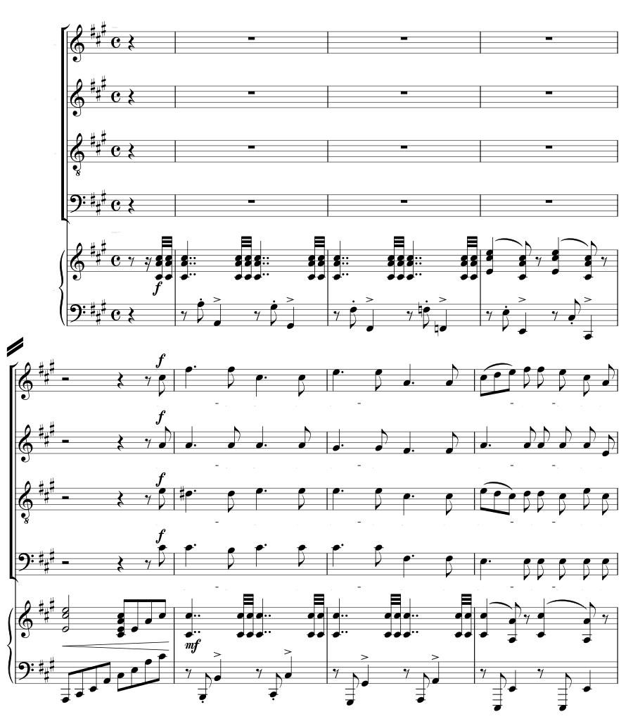 Сияние нисходит (The splendour falls). Цикл песен, соч. 68