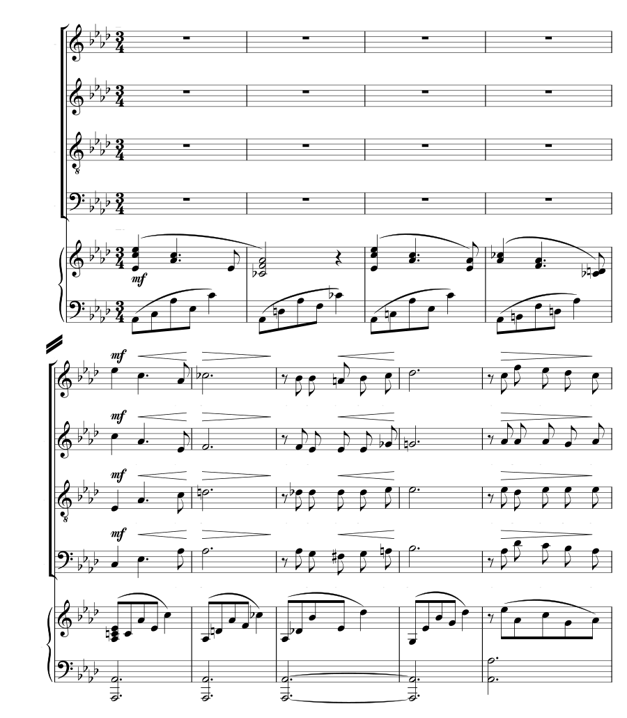 Не спрашивай больше (Ask me no more). Цикл песен, соч. 68