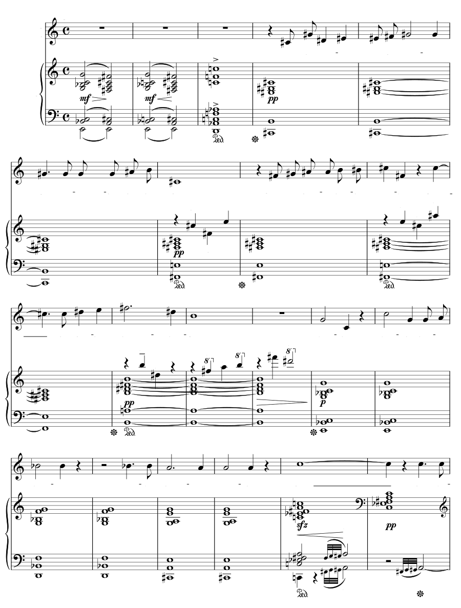 Покойся, душа моя! (Ruhe, meine Seele!). 4 песни, соч. 27