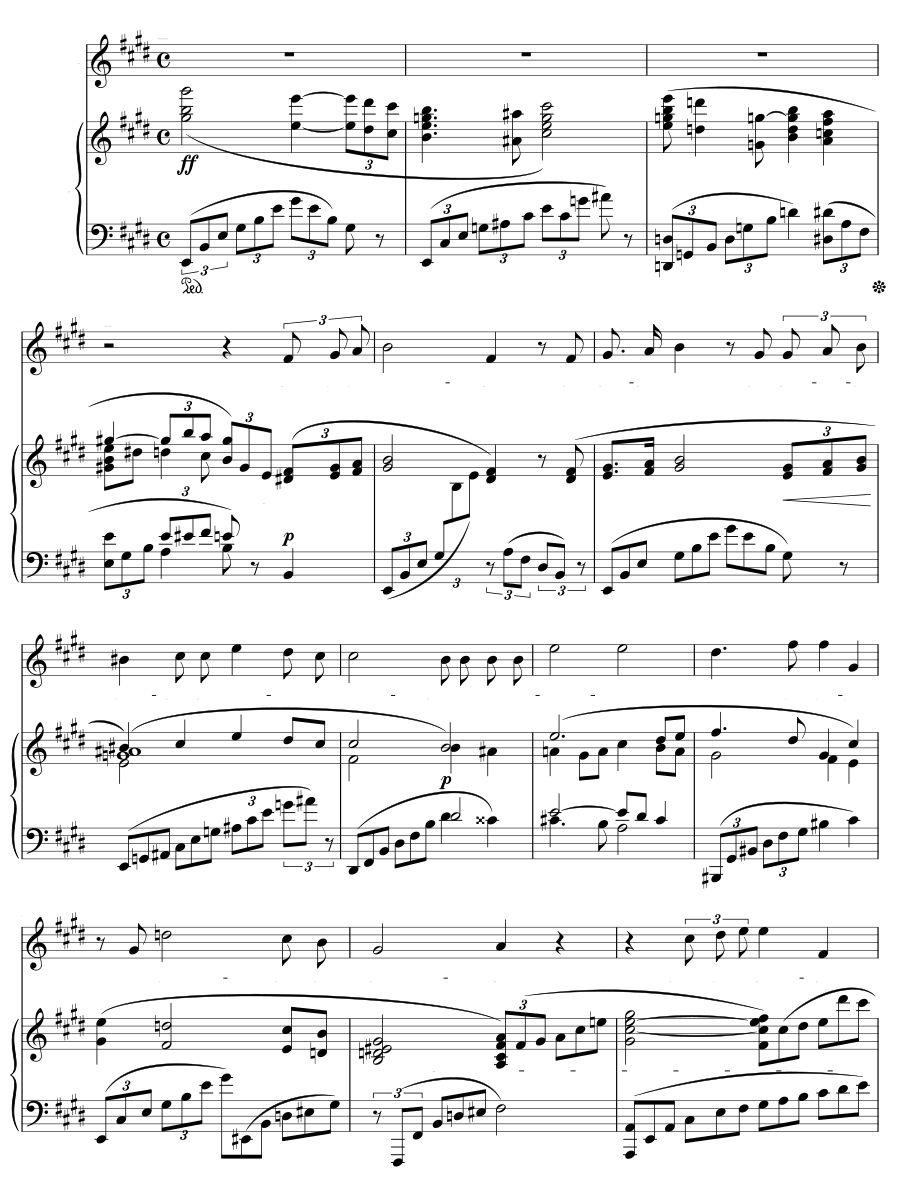 Цецилия (Cäcilie). 4 песни, соч. 27
