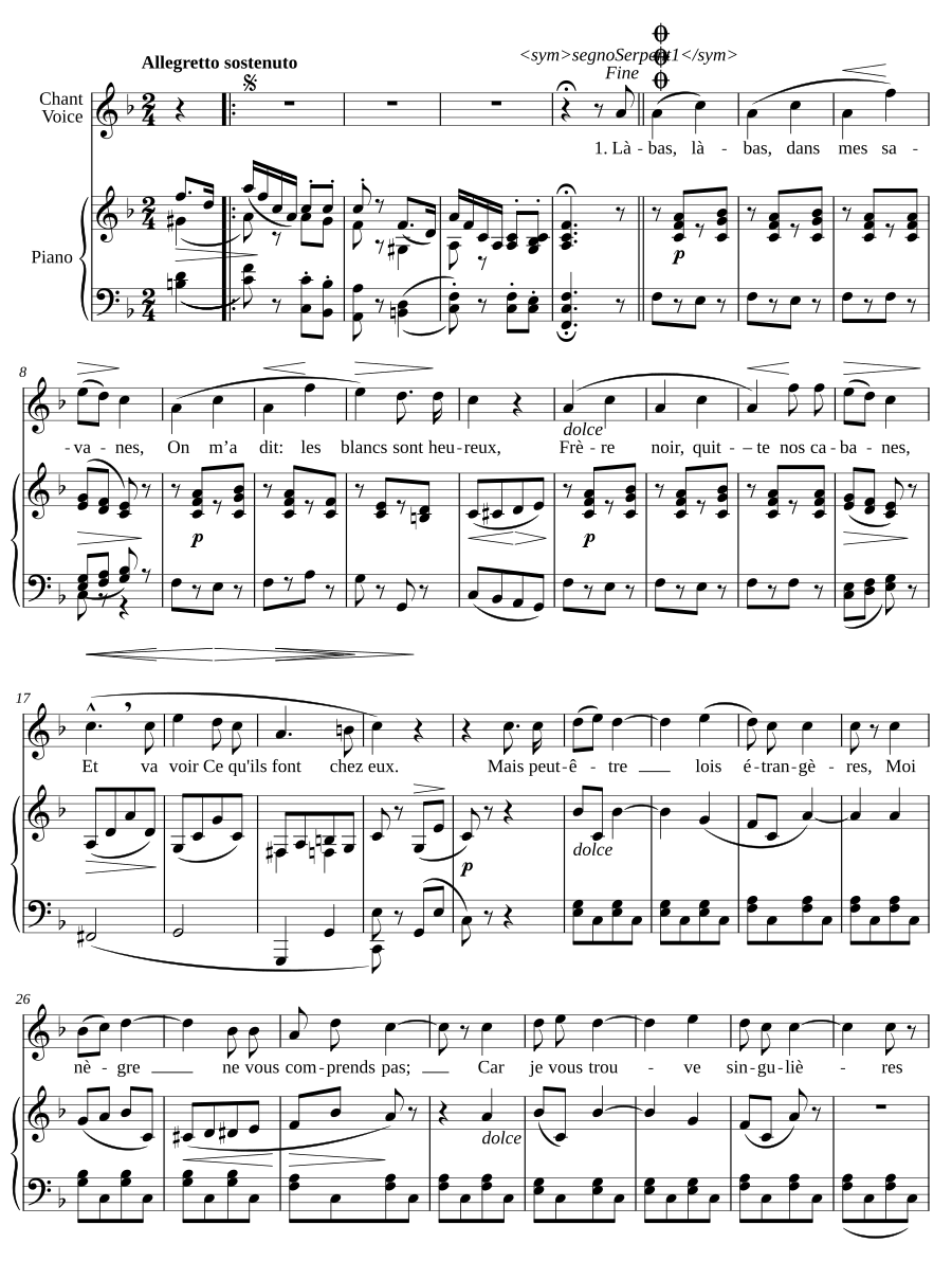 Негритёнок (Petit nègre)