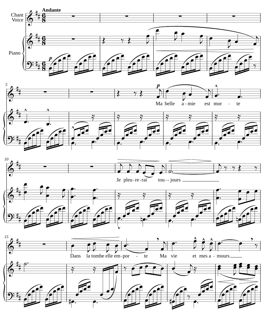 Ламенто (Lamento, VWV 1139)