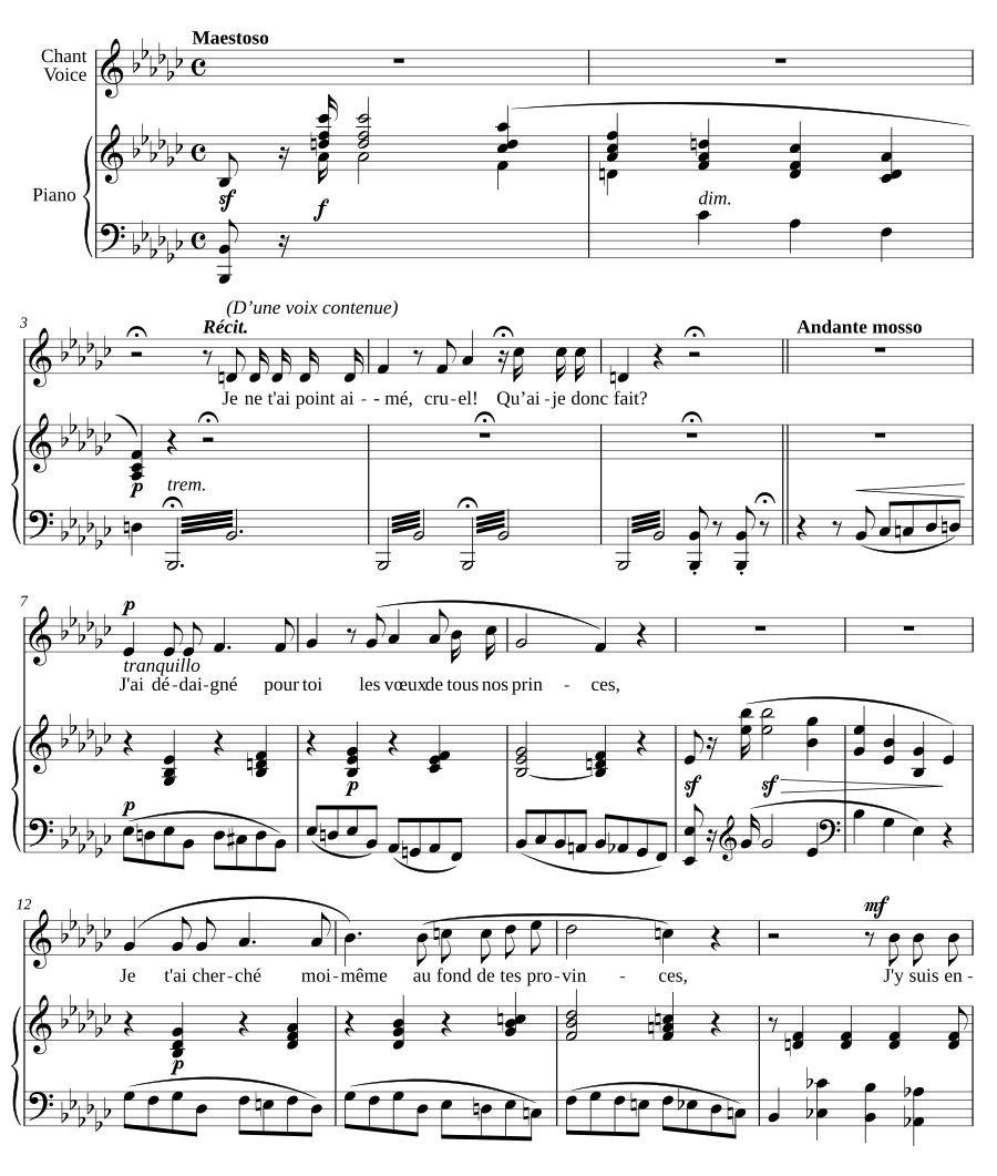 Сцена Гермионы (Scène d’Hermione, VWV 1007)