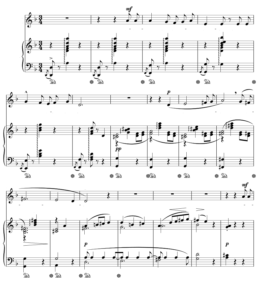 Здесь, на земле, вся сирень умирает (Ici-bas tous les lilas meurent, VWV 1176). 6 мелодий