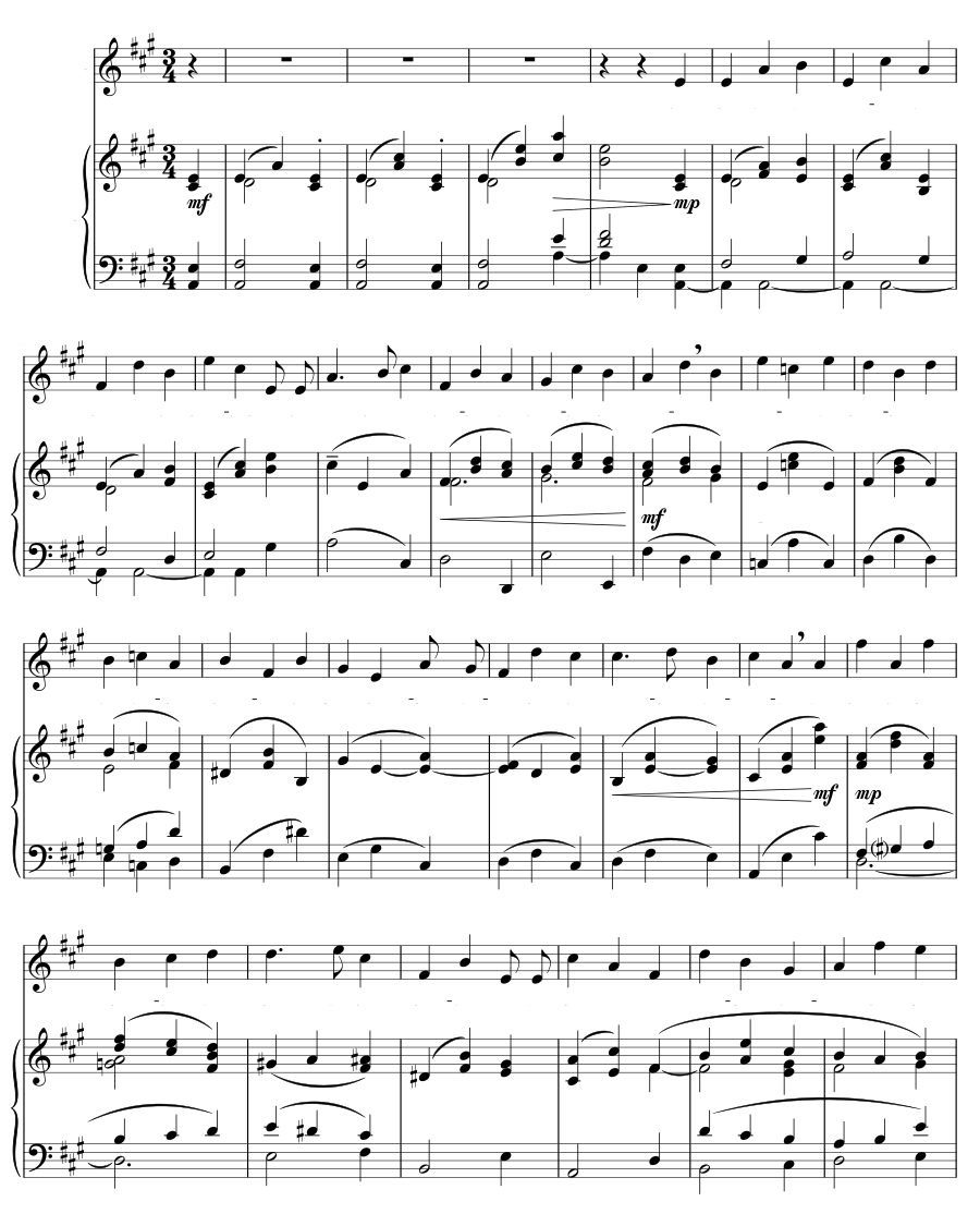 Весёлый пастух (The Jolly Shepherd). Песни