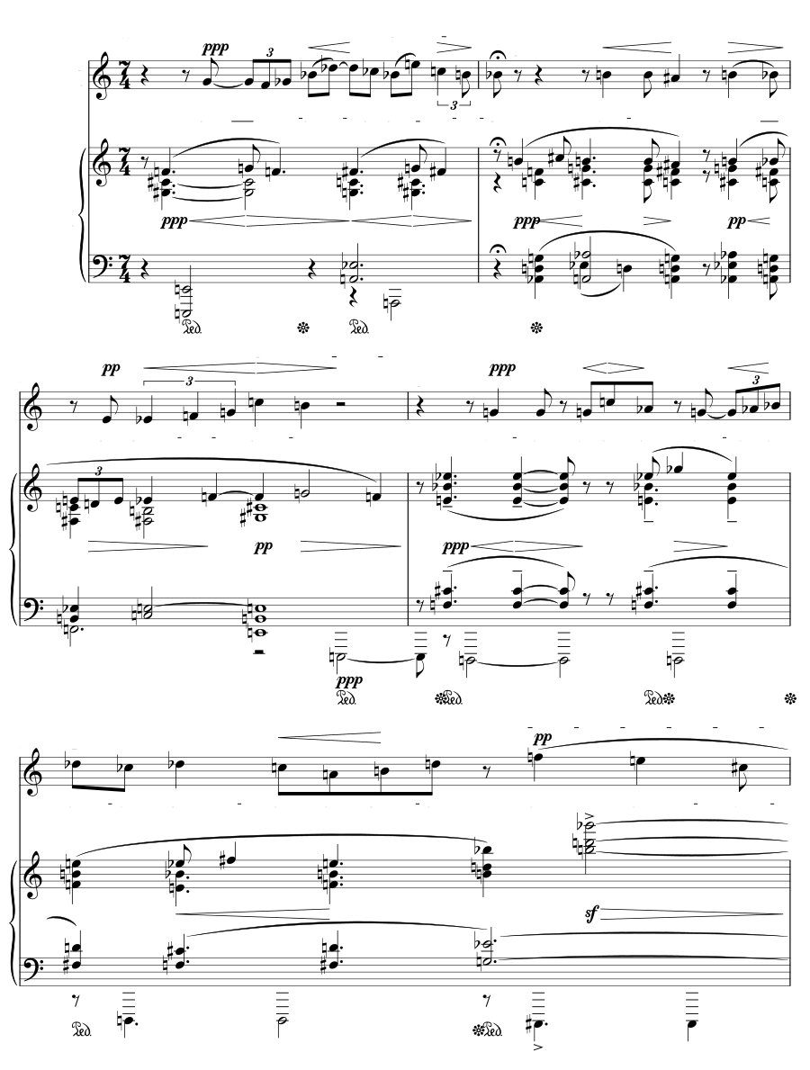 Вступление (Eingang). 5 песен на стихи Стефана Георге, соч. 4