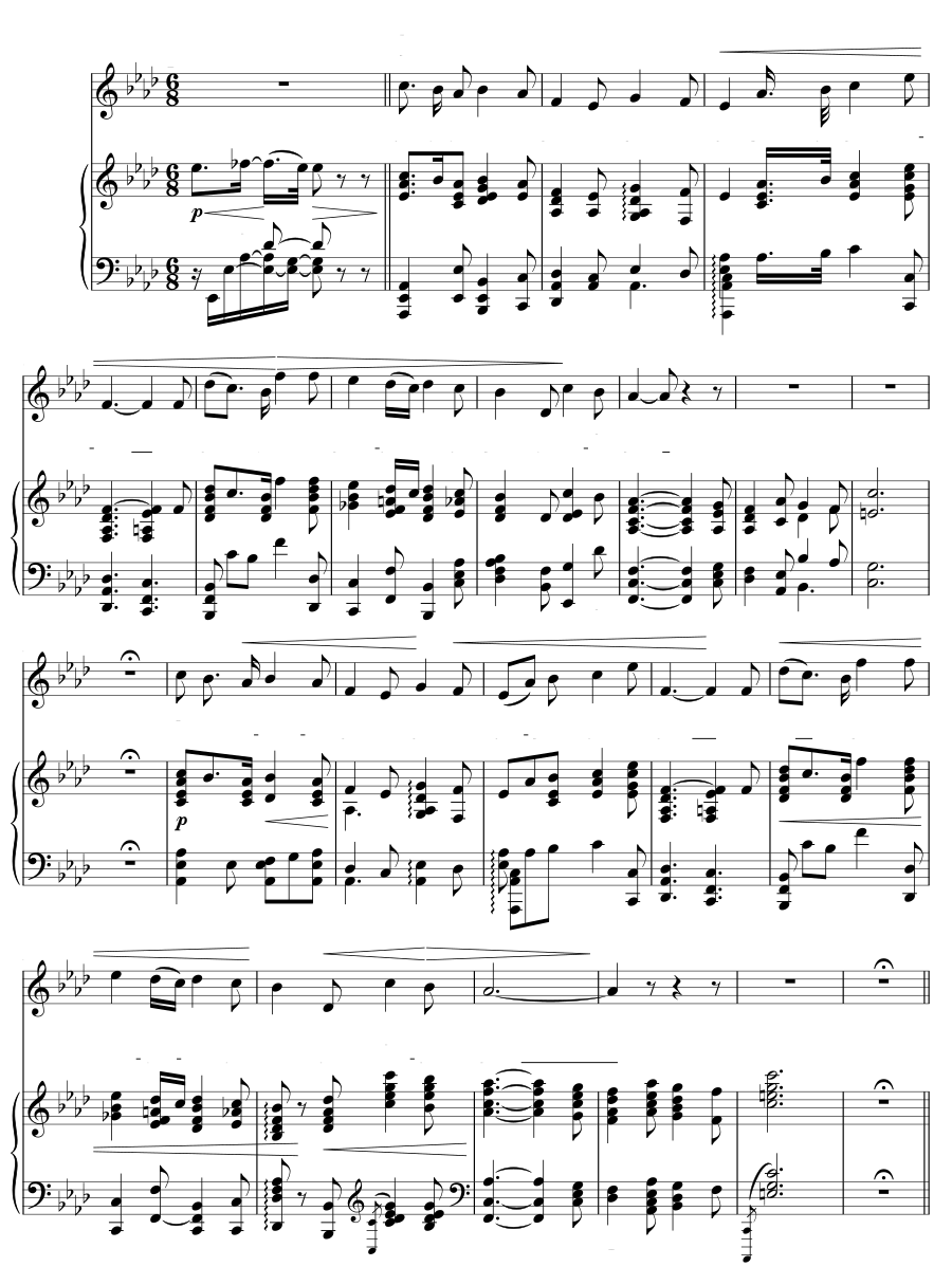 Воспоминание (A Memory). 3 песенки