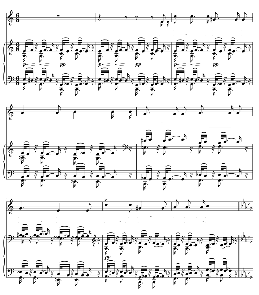 Цыганка (Die Zigeunerin). Песни на стихи Эйхендорфа