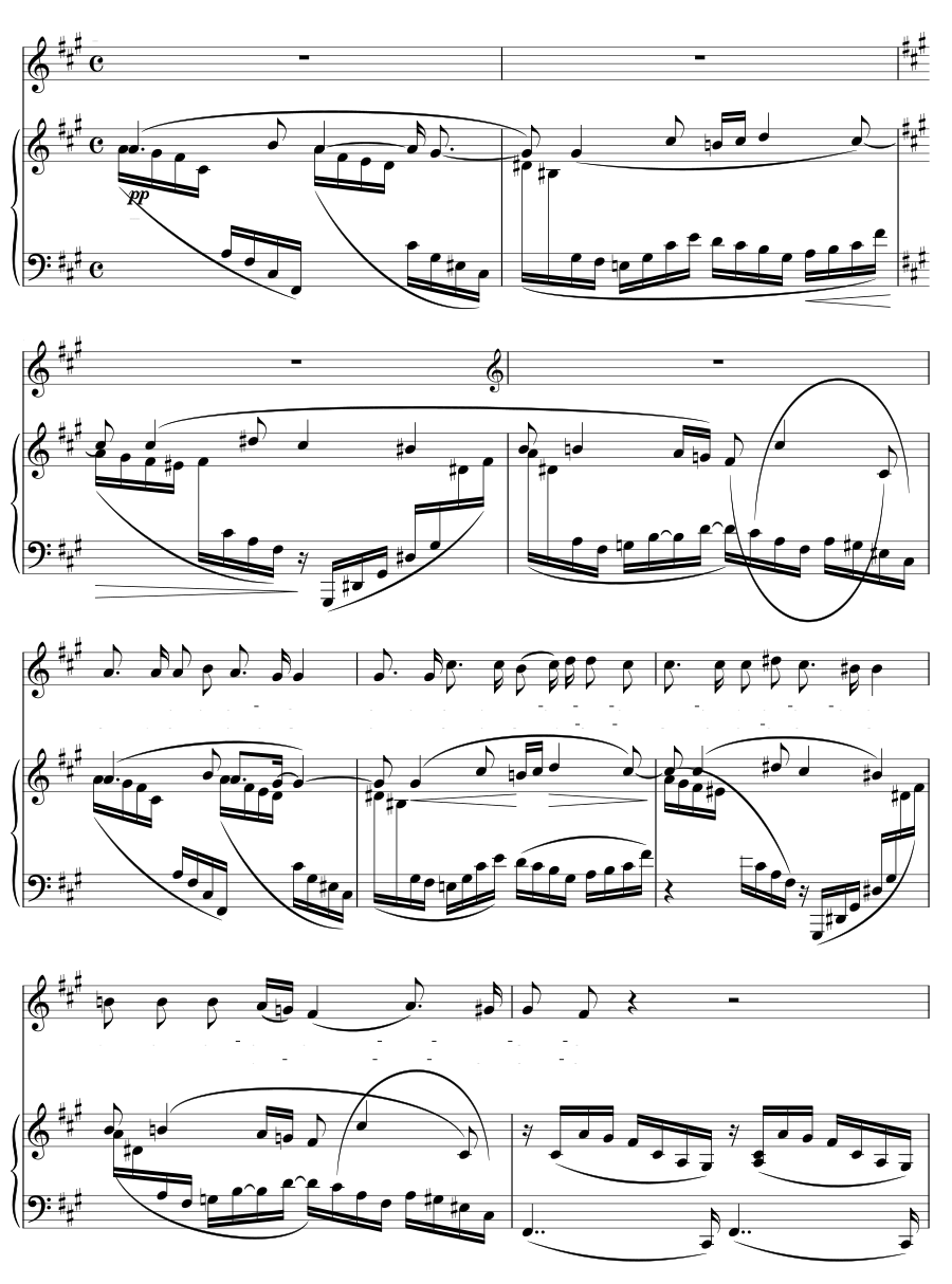 Ночь (Die Nacht). Песни на стихи Эйхендорфа