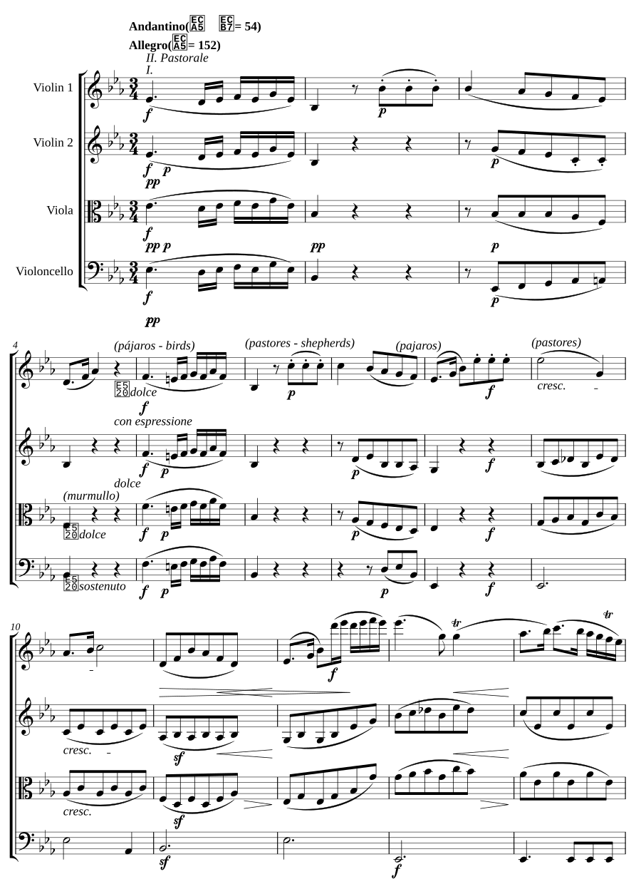 Струнный квартет № 3 ми-бемоль мажор (String Quartet No.3 in E-flat Major)