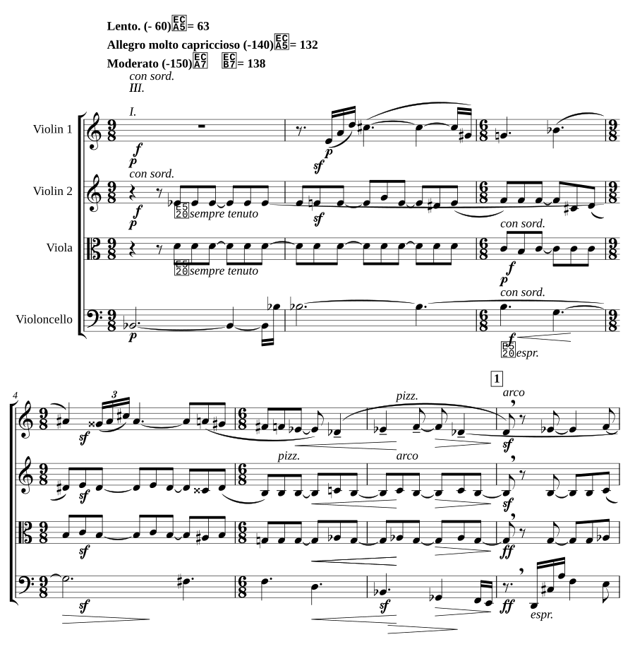 Струнный квартет № 2, соч. 17 (Sz.67) (String Quartet No.2, Op.17 (Sz.67))