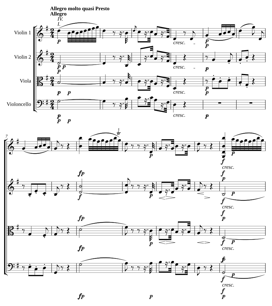 Струнный квартет № 2, соч. 18 № 2 (String Quartet No.2, Op.18 No.2)