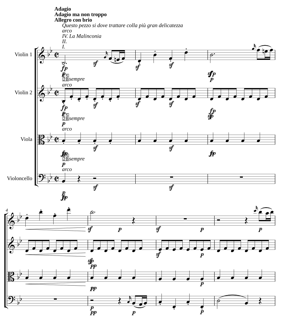 Струнный квартет № 6, соч. 18 № 6 (String Quartet No.6, Op.18 No.6)