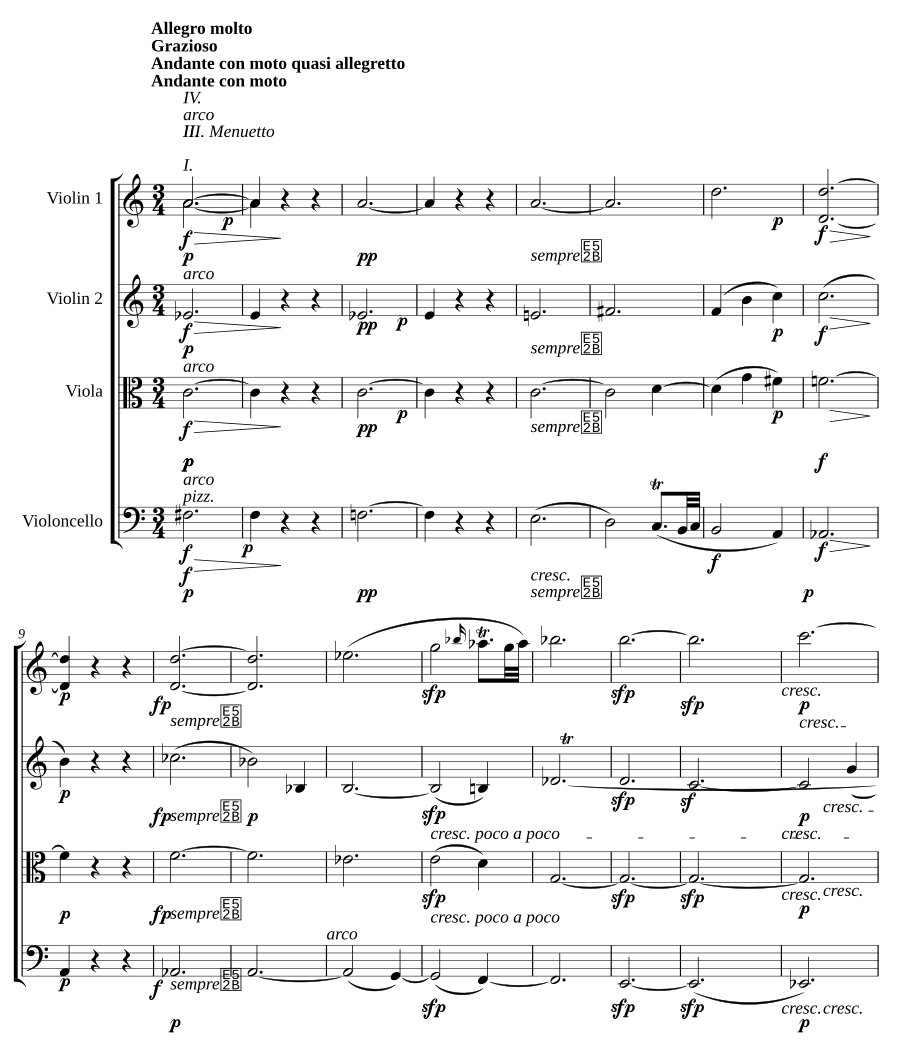 Струнный квартет № 9, соч. 59 № 3 (String Quartet No.9, Op.59 No.3)
