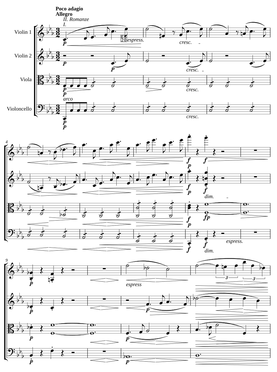 Струнный квартет № 1, соч. 51 № 1 (String Quartet No.1, Op.51 No.1)