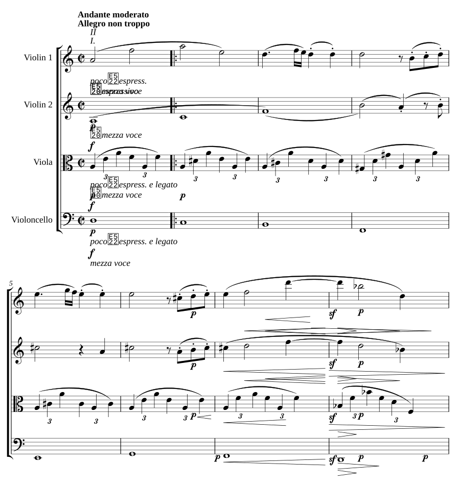 Струнный квартет № 2, соч. 51 № 2 (String Quartet No.2, Op.51 No.2)