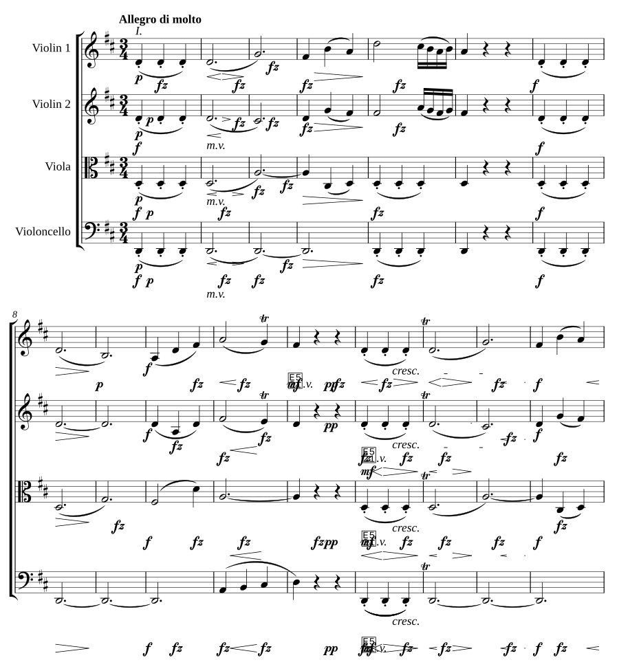 Струнный квартет ре мажор, Hob.III:34, соч. 20 № 4 (String Quartet in D major, Hob.III:34, Op.20 No.4)