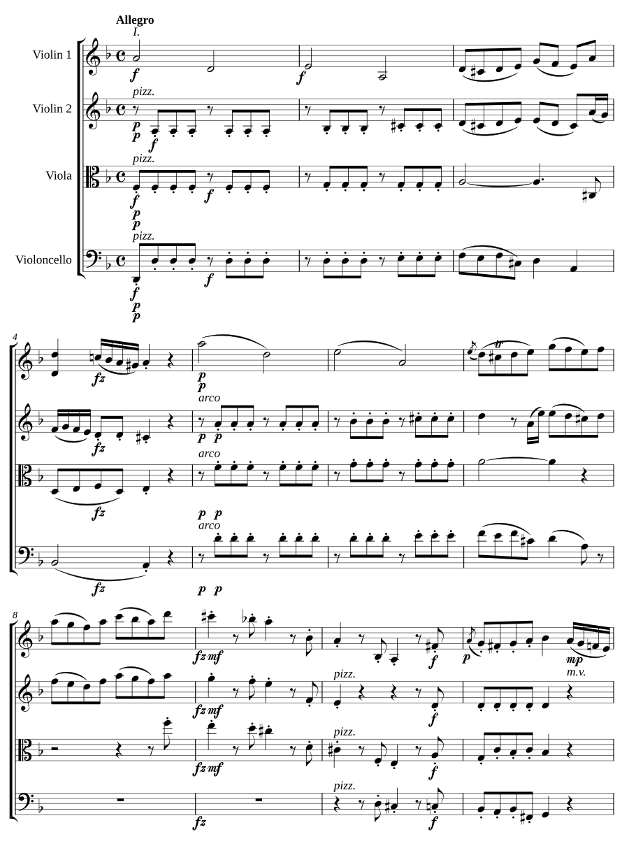 Струнный квартет ре минор, Hob.III:76, соч. 76 № 2 (String Quartet in D minor, Hob.III:76, Op.76 No.2)