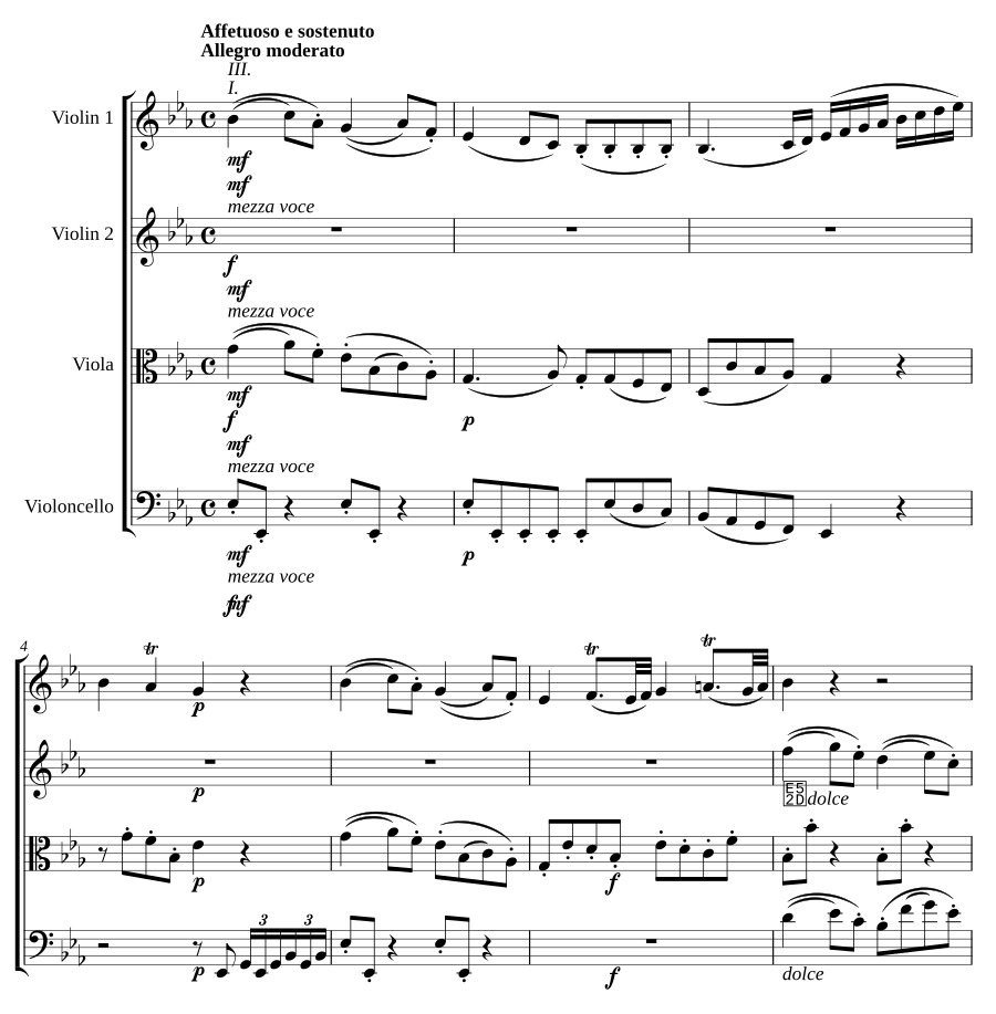Струнный квартет ми-бемоль мажор, Hob.III:31, соч. 20 № 1 (String Quartet in E-flat major, Hob.III:31, Op.20 No.1)