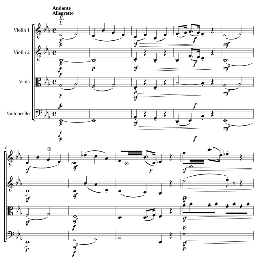 Струнный квартет ми-бемоль мажор, Hob.III:64, соч. 64 № 6 (String Quartet in E-flat major, Hob.III:64, Op.64 No.6)
