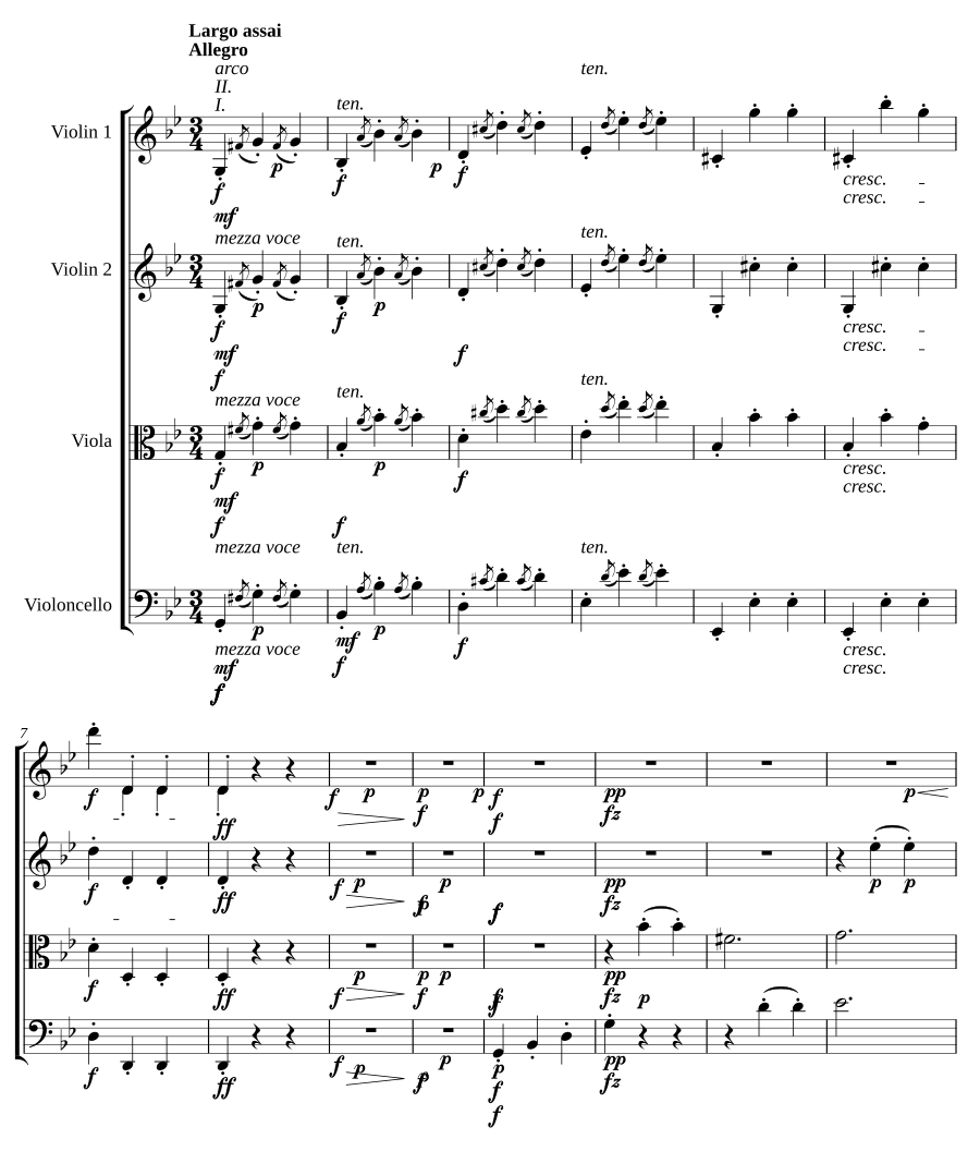 Струнный квартет соль минор, Hob.III:74, соч. 74 № 3 («Всадник») (String Quartet in G minor, Hob.III:74, Op.74 No.3 (The Horseman))