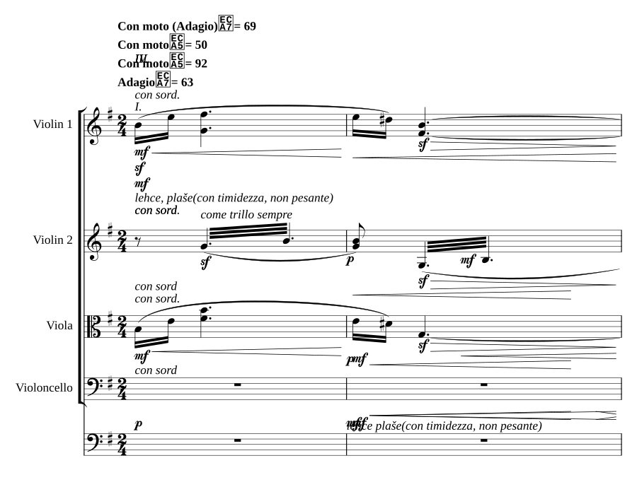 Струнный квартет № 1 «Крейцерова соната» (String Quartet No.1 “Kreutzer Sonata”)