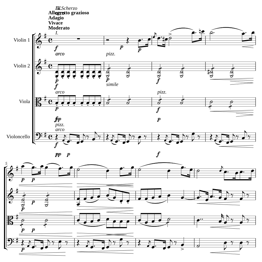 Струнный квартет № 3, соч. 90 (String Quartet No.3, Op.90)