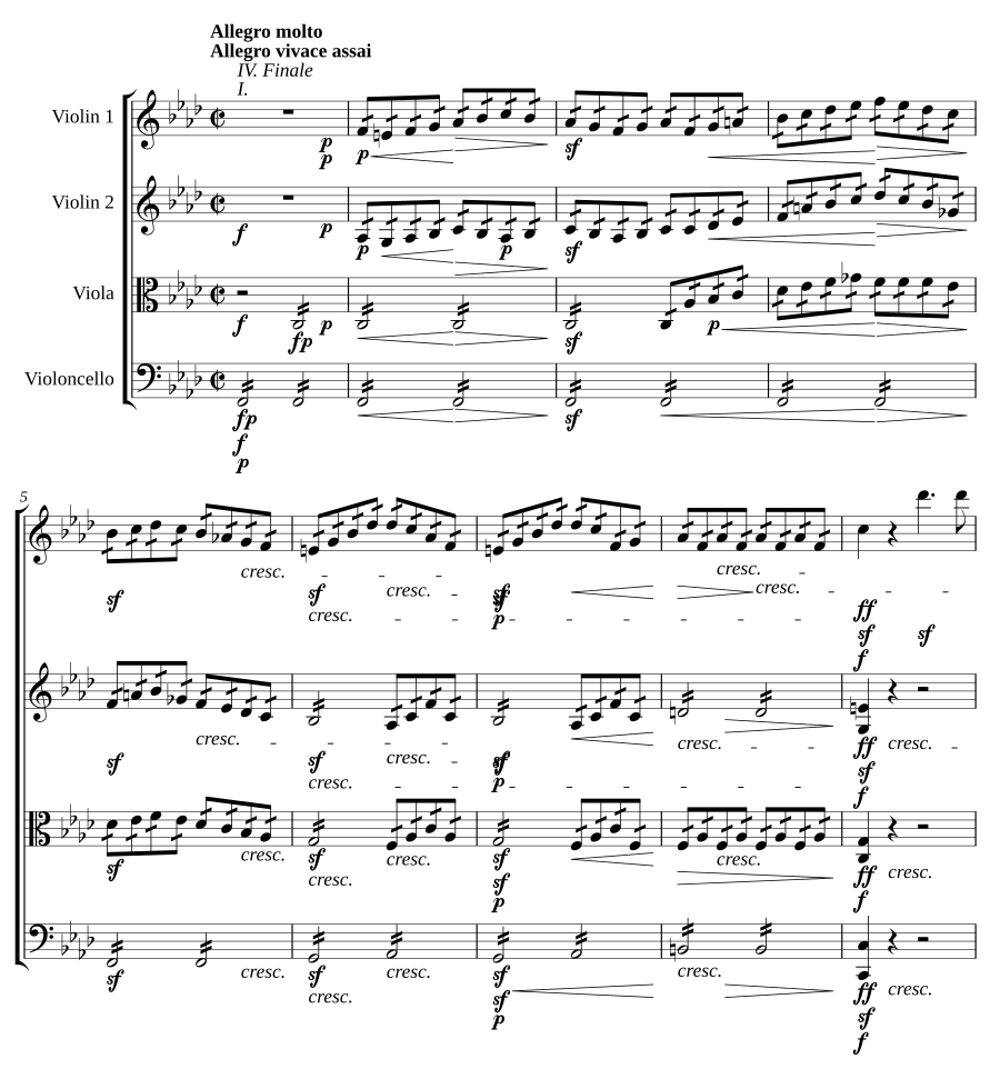 Струнный квартет № 6 фа минор, соч. 80 (String Quartet No. 6 in F Minor, Op.80)