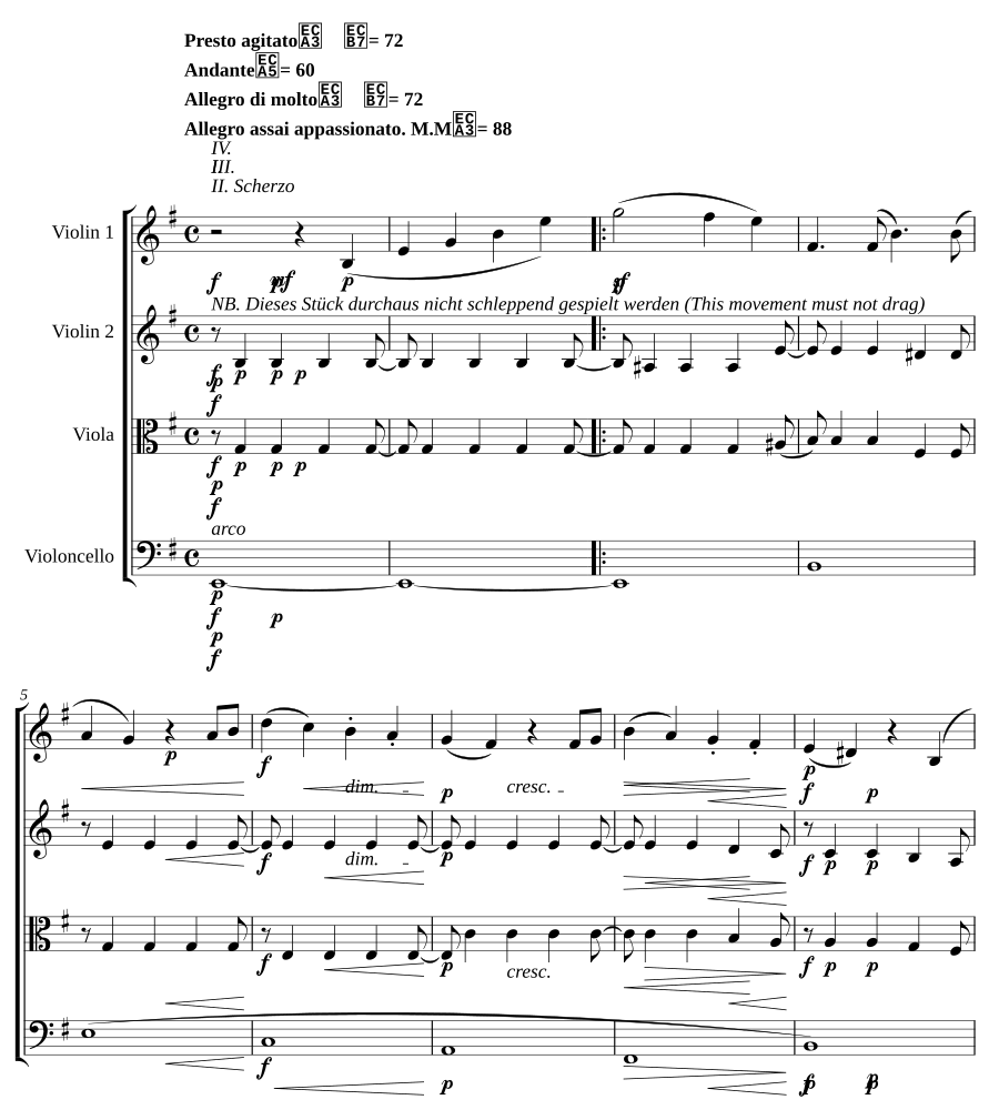 Струнный квартет № 4 ми минор, соч. 44 № 2 (String Quartet No.4 in E minor, Op.44 No.2)