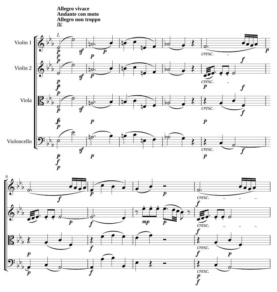 Струнный квартет № 16 ми-бемоль мажор, K.428/421b (соч. 10, № 4) (String Quartet No.16 in E-flat major, K.428/421b (Op. 10, No. 4))