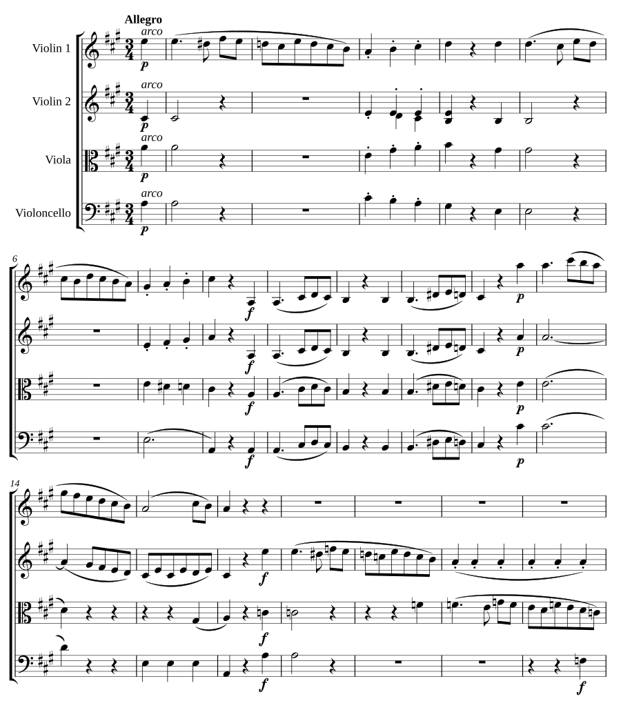 Струнный квартет № 18 ля мажор, K.464 (соч. 10, № 5) (String Quartet No.18 in A major, K.464 (Op. 10, No. 5))